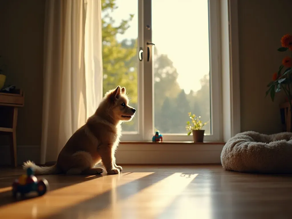 一人暮らし犬留守番