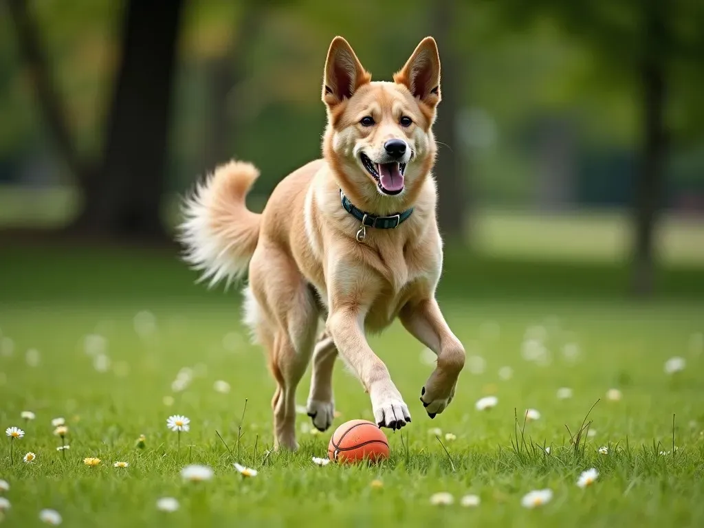 大型犬の運動