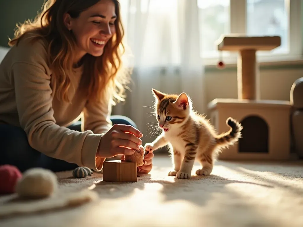 子猫との生活