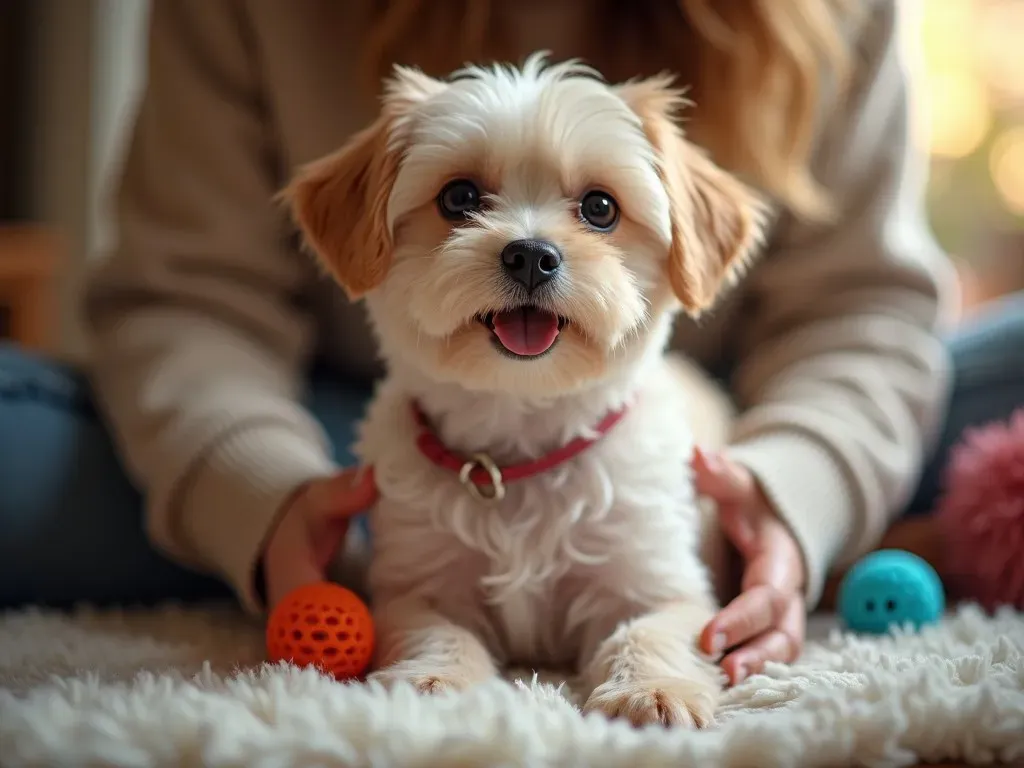 小型犬のお世話