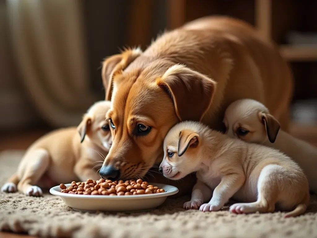 授乳期の母犬の食事