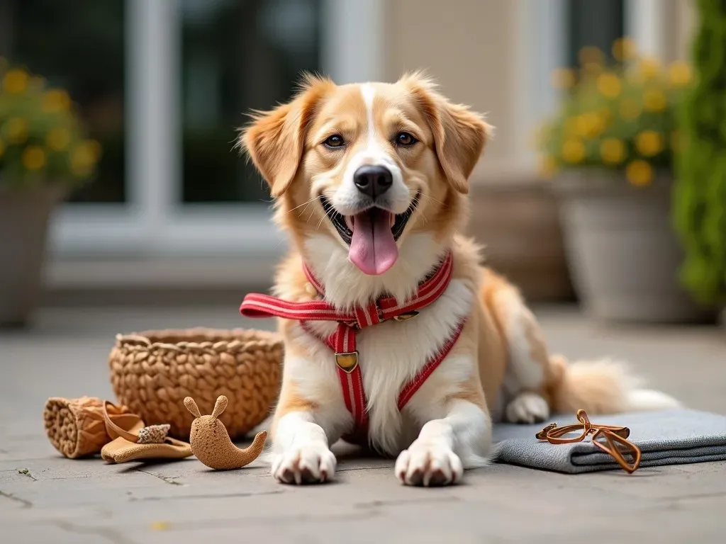 犬とおしゃれなライフスタイル