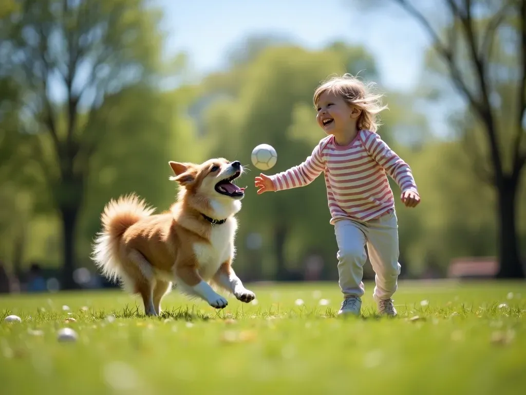 犬と子供