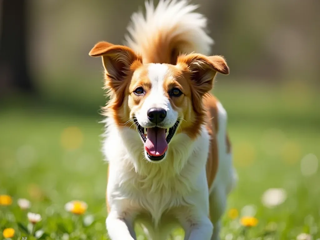 犬と尻尾の動き