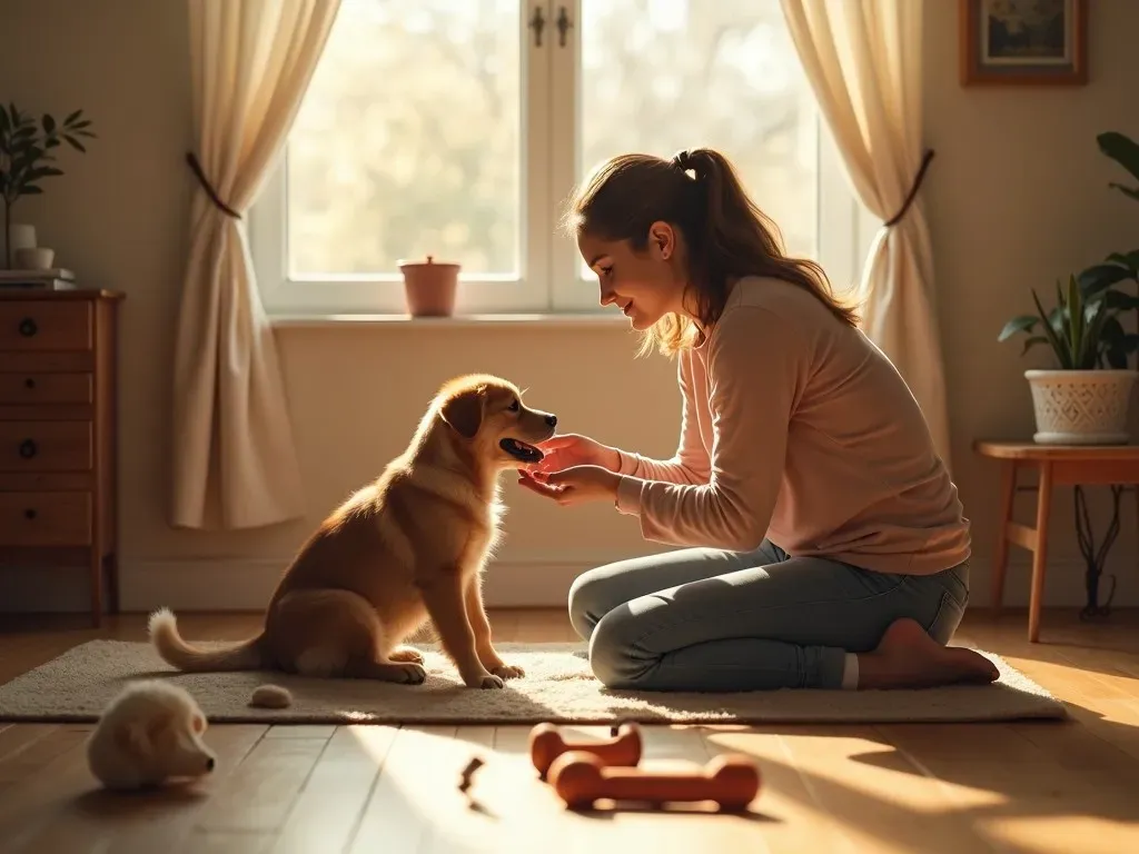 犬の世話