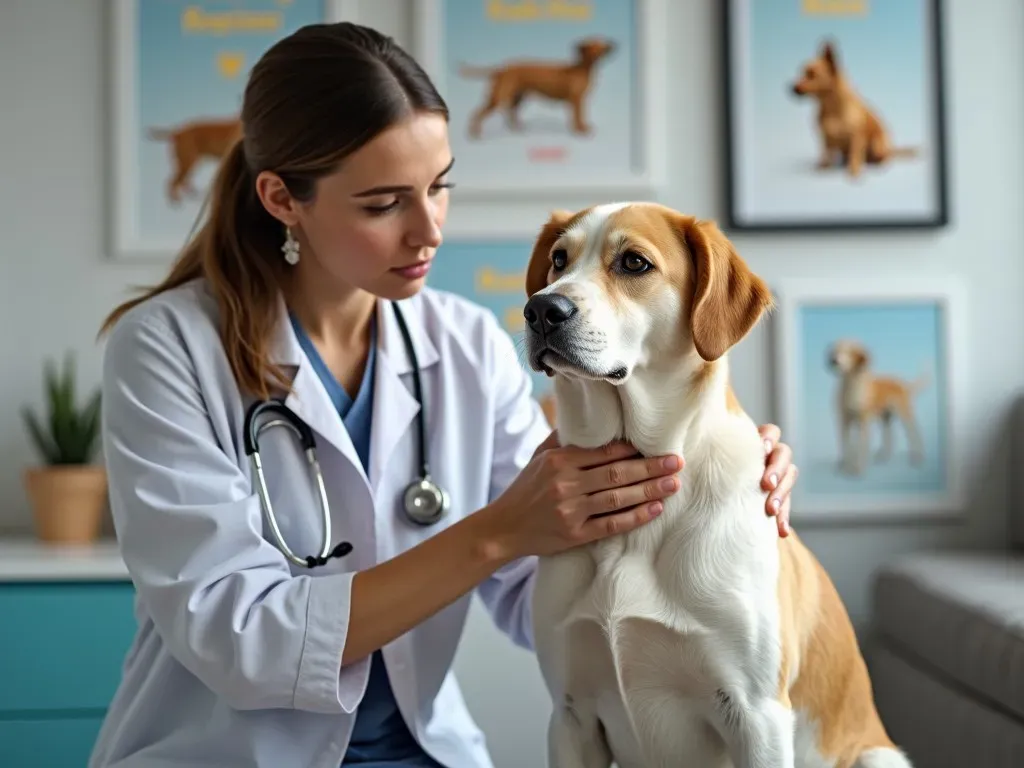 犬の体調確認