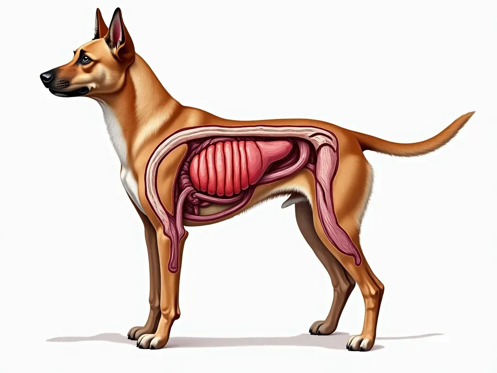 犬の内臓図