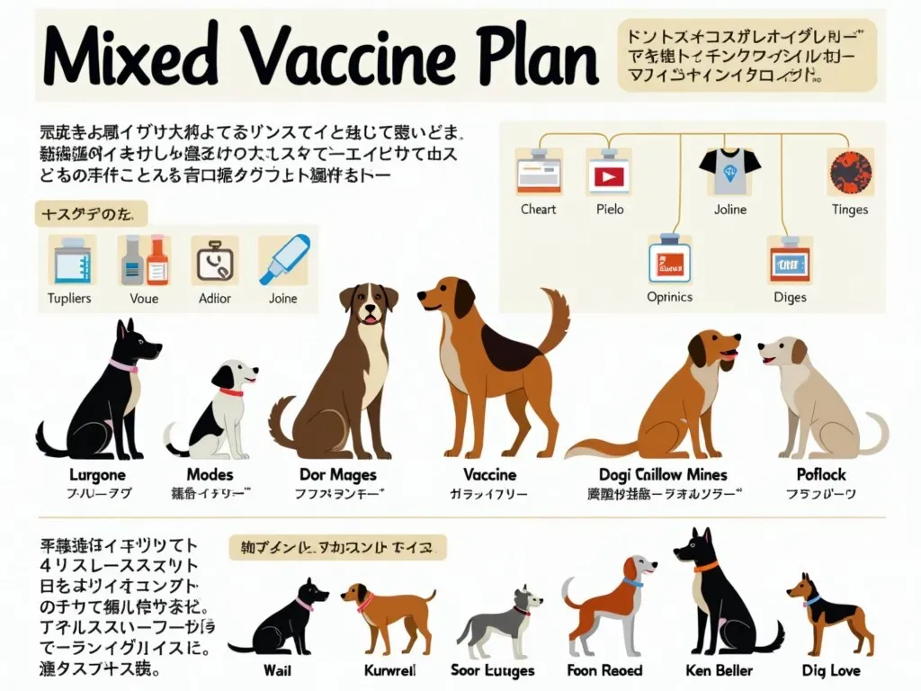 犬 混合ワクチンプランの参考画像