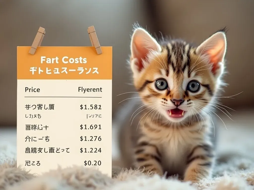 猫の費用内訳